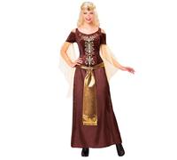 Widmann Déguisement Reine Viking Femme Large Marron