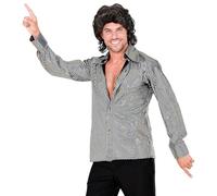 W WIDMANN MILANO Party Fashion - Chemise années 70, style disco, chemise homme, déguisements de carnaval