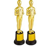 WIDMANN W WIDMANN-29362 Widmann 29362, décoration, Award, trophée gagnante, récompense, Accessoire, Carnaval, fête à thème, 10206237, Multicolore, Taille Unique (Lot de 2)