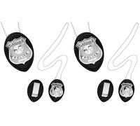 Widmann wdm05860 ? Collier insigne Police à clipser, multicolore, Taille unique (Lot de 2)
