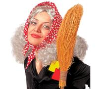 WIDMANN WIDMANN Générique 2 Befana perruque, Multicolore, One Size EU