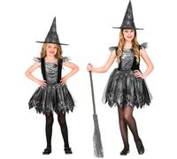 Déguisement sorcière argentée - Fille - 2/3 ans (86 à 96 cm) WIDMANN argent G