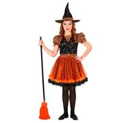 W WIDMANN MILANO Party Fashion - Costume enfant sorcière, robe, magicienne, Halloween, Carnaval