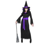 Widmann Witch (Dress, Hat) (XL) Black