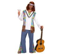 W WIDMANN MILANO Costume Hippie Woodstock – Flower Power, Peace – Années 60 – Déguisement carnaval