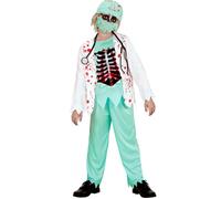 Widmann Zombie Doctor (Bloody Jacket With Shirt & Bones Eva Chest, Pants, Hat, F