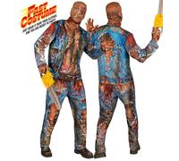 Widmann Costume de zombie avec masque et tenue complète - homme pour Halloween et Carnaval