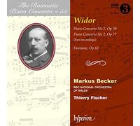 Widor:Piano Concertos Nos.1 and 2 (The Romantic Piano Concerto Volume 55 )(Hyperion: CDA67817) by Markus Becker (2011-11-08)