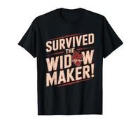 Widow Maker Heart Attack Survivor Lived Tell Story Lad Humor T-Shirt
