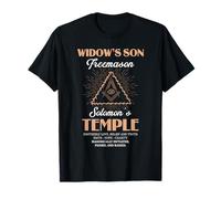 Widow's Son Freemason Temple de Salomon Motif Franc-maçonnerie T-Shirt
