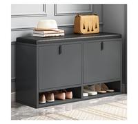 Widppsopt Banc de rangement à chaussures, meuble d'entrée meuble moderne et simple, tabouret à chaussures à changement de chaussures, étagère à chaussures nordique, tabouret à chaussures en bois