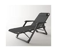 Widppsopt Chaise Longue d'extérieur inclinable à gravité zéro, Pliable et inclinable avec Oreiller, Dossier réglable, lit de Camp à Plat pour Plage, Parc, Patio, Robuste et Confortable