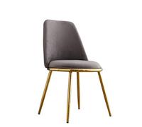 Widppsopt Chaises de Salle à Manger Blanches avec Pieds dorés, chaises de Cuisine et de Salle à Manger, Fauteuil d'appoint Moderne avec Coussin en polyuréthane et Pieds en métal pour Salon, Chambre à