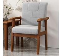 Widppsopt Chaises de Salle à Manger en Cuir Noir avec accoudoirs, Chaise de Cuisine Moderne du Milieu du siècle, Fauteuil rembourré à Dossier Haut et accoudoirs, chaises d'appoint pour Salle