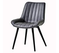 Widppsopt Chaises de Salle à Manger et tabourets de Bar en Cuir synthétique imperméable avec Pieds en métal pour Cuisine, Salle à Manger et comptoir