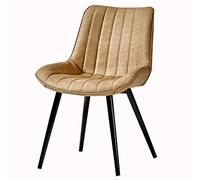 Widppsopt Chaises de Salle à Manger et tabourets de Bar en Cuir synthétique imperméable avec Pieds en métal pour Cuisine, Salle à Manger et comptoir