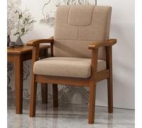 Widppsopt Chaises de Salle à Manger, Fauteuil de Cuisine Moderne, Chaise de Bureau en Cuir à Dossier Haut avec accoudoirs, Chaise de Lecture rembourrée avec Dossier, chaises d'appoint en boi