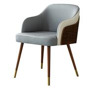 Widppsopt Chaises de Salle à Manger Modernes en Cuir Microfibre Doux et rembourré, mobilier de Salon élégant avec Pieds en hêtre et métal, assises Confortables pour la Maison et la Salle à Manger.