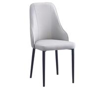 Widppsopt Chaises de Salle à Manger, Style Mid-Century Modern, Bleu, Moderne, à Dossier Haut, avec Pieds en métal, rembourrées, pour Salle à Manger, comptoir, Cuisine, Salle de Maquillage (g