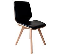 Widppsopt Chaises de Salle à Manger, Style Milieu du siècle, Chaise d'appoint Moderne de Style Ferme avec Pieds en Bois Massif, chaises de Cuisine rembourrées pour Salon, Salle à Manger, cha