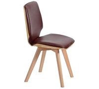 Widppsopt Chaises de Salle à Manger, Style Milieu du siècle, Chaise d'appoint Moderne de Style Ferme avec Pieds en Bois Massif, chaises de Cuisine rembourrées pour Salon, Salle à Manger, cha