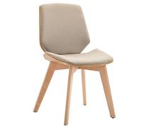 Widppsopt Chaises de Salle à Manger, Style Milieu du siècle, Chaise d'appoint Moderne de Style Ferme avec Pieds en Bois Massif, chaises de Cuisine rembourrées pour Salon, Salle à Manger, cha