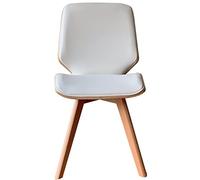 Widppsopt Chaises de Salle à Manger, Style Milieu du siècle, Chaise d'appoint Moderne de Style Ferme avec Pieds en Bois Massif, chaises de Cuisine rembourrées pour Salon, Salle à Manger, cha