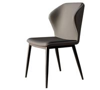 Widppsopt Chaises de Salle à Manger, Style Milieu du siècle, en Cuir Beige, rembourrées, avec Dossier incurvé et inclinable, Tabouret de Maquillage et Coussin Moelleux pour Bureau et Cuisine