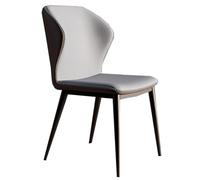 Widppsopt Chaises de Salle à Manger, Style Milieu du siècle, en Cuir Beige, rembourrées, avec Dossier incurvé et inclinable, Tabouret de Maquillage et Coussin Moelleux pour Bureau et Cuisine