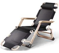 Widppsopt Chaises Longues inclinables Chaise Longue Pliante Chaises Longues Chaise Longue/Chaise de Patio à gravité zéro Vision