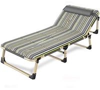 Widppsopt Chaises Longues inclinables Chaise Longue Tendance Chaise Longue inclinable Pliante Sieste Plage Balcon Maison Loisirs Dossier Lit Simple Paresseux Vision Facile