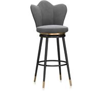 Widppsopt Ensemble de tabourets de bar pivotants, tabouret de bar à hauteur de comptoir, tabourets de comptoir pivotants à 360° - Tabouret de bar en fer forgé, chaise de petit déjeuner, tabouret haut