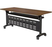 Widppsopt Folding Conference Table with Wheels, Stackable Mobile Meeting Tables, Space-Saving Flip Top Rolling Training Desk for Office, Classroom & Conference Room(62.9"x19.6"x29.5")