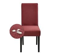 Widppsopt Housses de chaises de Salle à Manger et de Banquet, Housses de chaises à Dossier Haut, lavables - Lot de 4 pièces pour Salle à Manger, hôtel et Banquet - Amovibles et faciles à Nettoyer