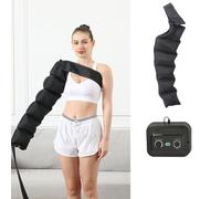 Widppsopt Masseur de drainage lymphatique, bottes de pressothérapie, machine de massage électrique à compression d'air, pompe de lymphœdème, tour de taille, bras, jambes, bandes, pieds, chevilles et