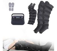 Widppsopt Masseur de drainage lymphatique pour jambes, système de récupération à 6 cavités, bottes de compression pour la douleur et la circulation, machine de massage des jambes à compression d'air