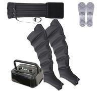 Widppsopt Masseur de drainage lymphatique pour les pieds, compression des jambes, bottes de récupération avec technologie de pression d'air pour la circulation sanguine relaxante et soulager les