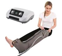 Widppsopt - Masseur de jambes avec compression d'air électrique à 4 chambres - Système de pressothérapie à une jambe pour rééducation ciblée des mollets et des pieds, drainage lymphatique