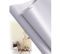 Width 53cm Non-Woven Wallpaper, Plain Solid Color Linen Textured Paste-The-Paste Wall Covering for Bedroom & Living Room(Grey)