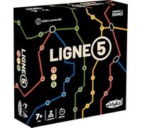 WIDYKA Ligne 5 Jeu de Société Stratégique, Jeu de Lignes de Transport, 2 à 6 Joueurs, 7 Ans et Plus, 20 Minutes, Noir