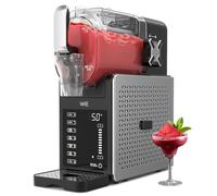 WIE Machine à Slush 2.6L Machine à Granité Boissons Glacées Autonettoyage, 6 Programmes, Sans Glace, Slush Machine pour Maison, Fabricant de Slush pour Margarita, Cocktail, Milkshake, Frappé
