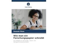 Wie man ein Forschungspapier schreibt