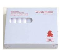 Wiedemann 580801.004 Bougie de Noël - blanc, 20 pièces