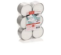 Wiedemann Flat Pack Maxi Bougies Chauffe-Plats, Cire, Blanc, 1.9 x 5.7 cm