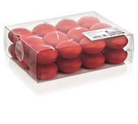 Wiedemann Lot de 24 Bougies flottantes Rouge Ø 45 mm 100% Cire de ceresine