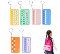 Wiederverwendbare to Do Liste,Checklist Boards,To Do Liste für Kinder,Memo Checklist Boards mit Schlüsselanhänger,Wochenplaner für Kinder,Abnehmbare Aufgabenlistentafel zur Erinnerung an den Planer