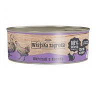 WIEJSKA ZAGRODA Adult Poulet et canard 85 g boîte pour chat