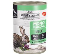 Wiejska Zagroda | Adulte | Aliment monoprotéiné pour chien 400g - Lapin 0,4kg