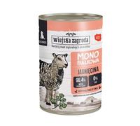 WIEJSKA ZAGRODA Agneau - Aliment humide mono-protéique pour chiots 12 x 400 g