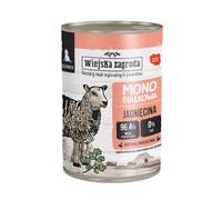 WIEJSKA ZAGRODA Agneau - Aliment humide mono-protéique pour chiots 12 x 400 g